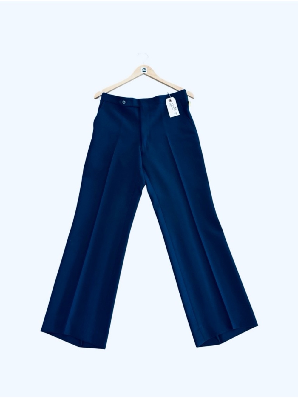 Movie and TV Clothes 30/30 SCREEN-USED blue pants WITH COSTUMES DEPARTMENT TAG